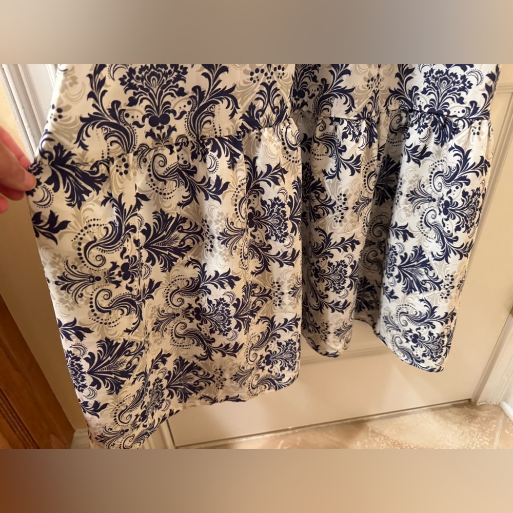 NWT DOKOTOO Floral Print Skinny adjustable Straps Women's Maxi Dress Size: M - Picture 6 of 13